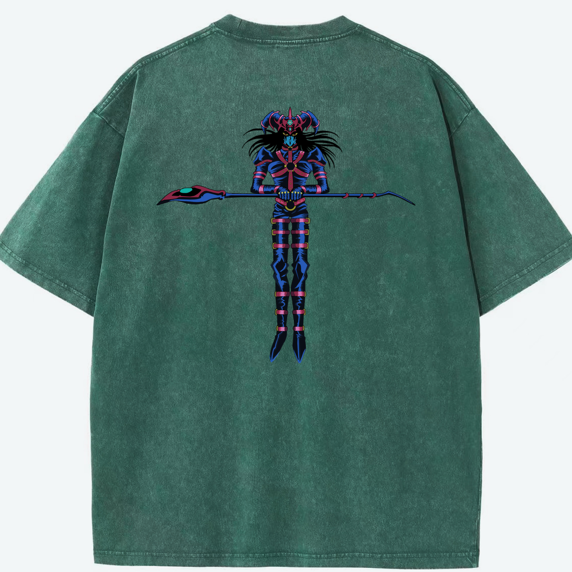 （画像用） 遊☆戯☆王 Yu-Gi-Oh! 綿100% ヴィンテージ風 半袖Tシャツ（背面プリント）